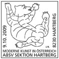 Ersttagsstempel nach einer Zeichnung von Leander Kaiser